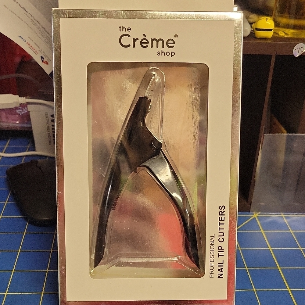 The Creme Shop Professional Nail Tip Cutters New In Box -  Black